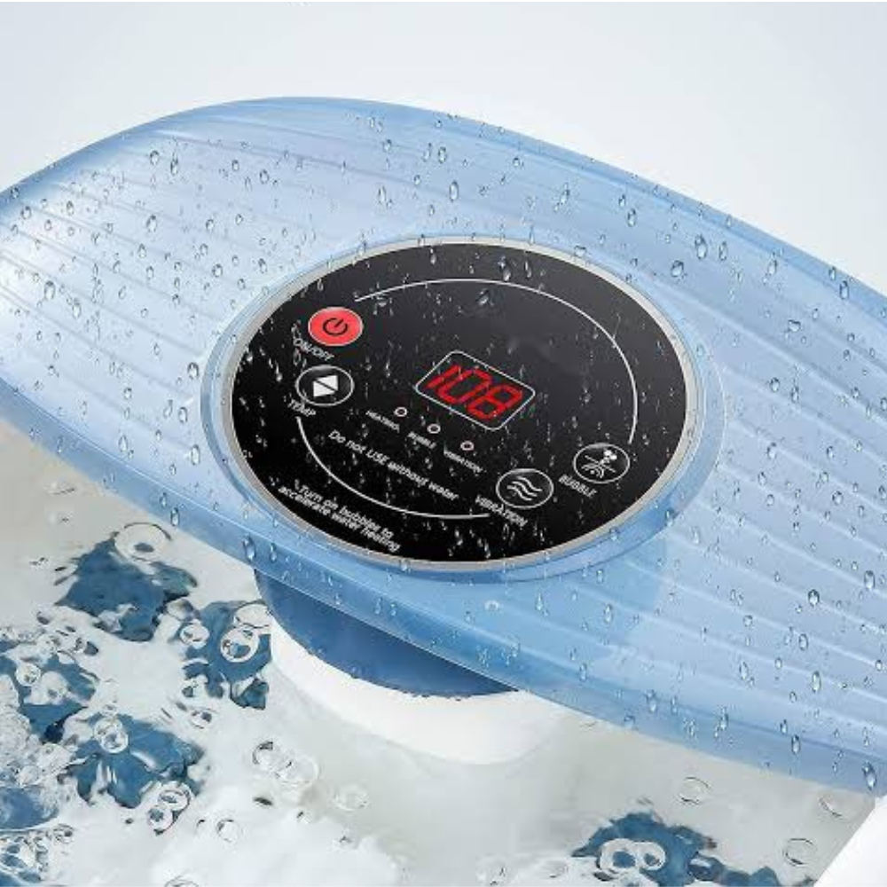Heated Bubble Bath Foot Massager with Vibrations