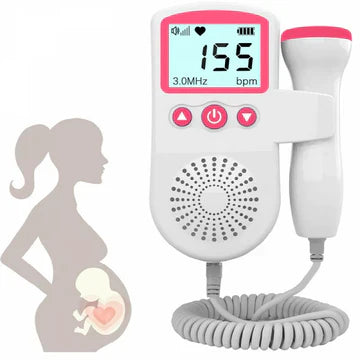 Fetal Doppler Heart Rate Monitor Home Pregnancy Baby Fetal Heart Rate ...