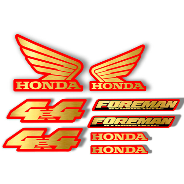 HONDA FOREMAN (TRX 500) ATV DECALS STICKERS KIT