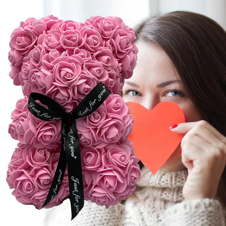 Roses teddy bear