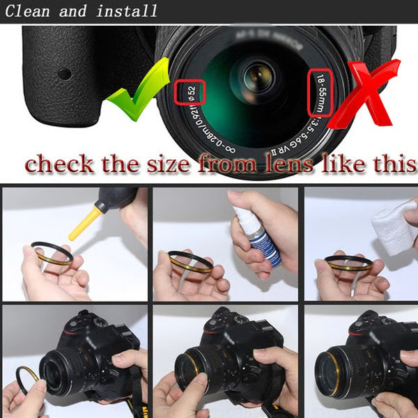 Macro Filter Accessory Close-up Lens Filter
