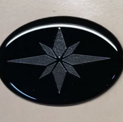 POLARIS HOOD DECK 3D EMBLEM DECAL STICKER