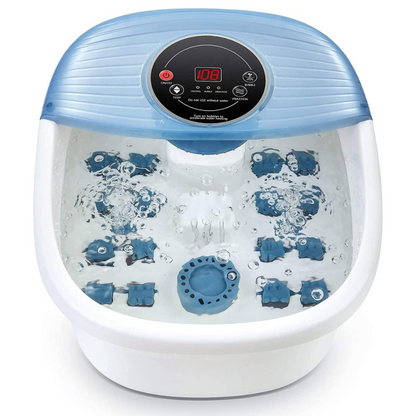 Heated Bubble Bath Foot Massager with Vibrations