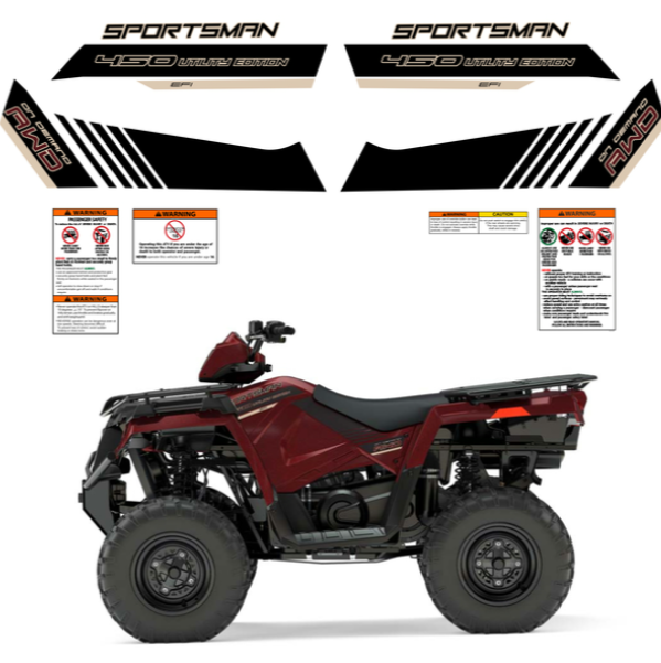 POLARIS SPORTSMAN 450 570 decal stickers kit