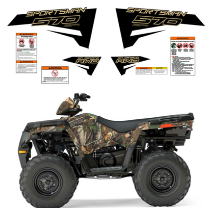 POLARIS SPORTSMAN 450 570 decal stickers kit