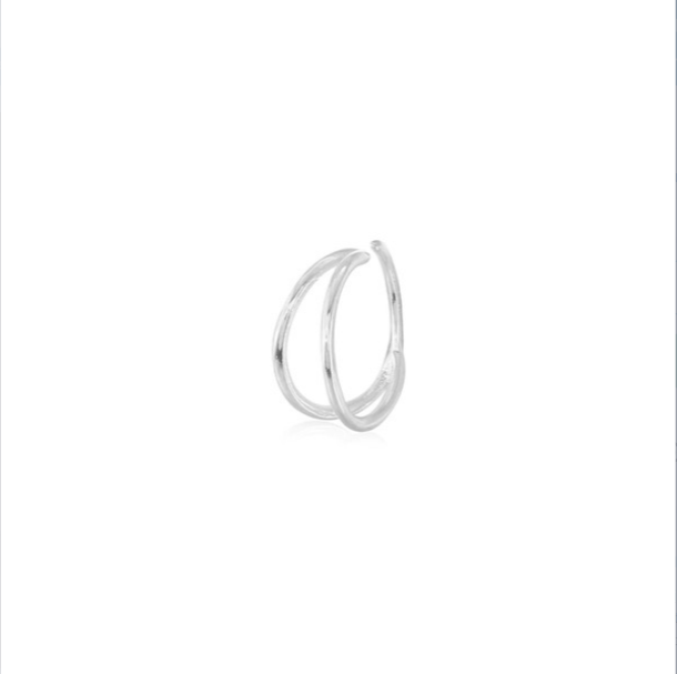 Single Piercing Double Hoop Nose Ring