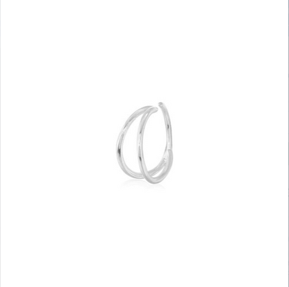 Single Piercing Double Hoop Nose Ring