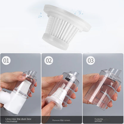 Wireless Mini Rechargeable Handheld Car Vacuum Cleaner, Portable Vacuum Cleaner for Car, Home, Office, Pet