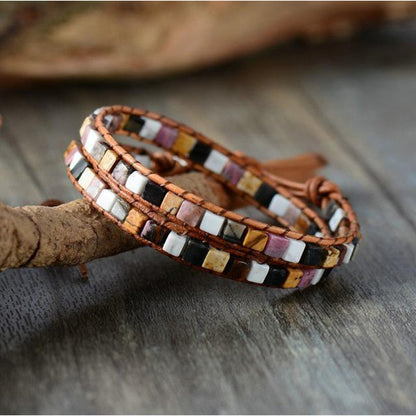Handmade Bohemian Wrap Bracelet – Perfect Boho Chic Gift for Her, Unisex Artisan Jewelry
