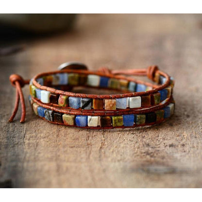 Handmade Bohemian Wrap Bracelet – Perfect Boho Chic Gift for Her, Unisex Artisan Jewelry