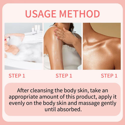 Strawberry Glow Body Glaze & Oil – Hydrating Body Lotion and Massage Oil for Silky, Radiant Skin