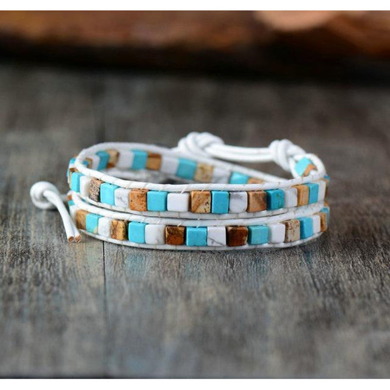 Handmade Bohemian Wrap Bracelet – Perfect Boho Chic Gift for Her, Unisex Artisan Jewelry