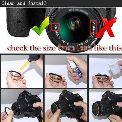 Macro Filter Accessory Close-up Lens Filter