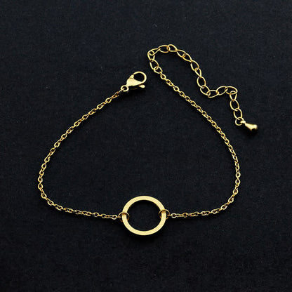 Adjustable Vintage Open Circle Bracelet