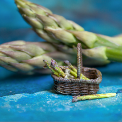 TUTORIAL Miniature asparagus with polymer clay