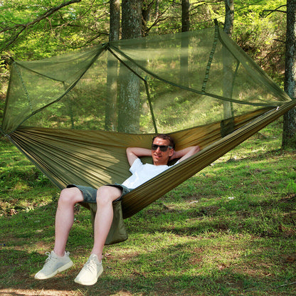 Portable Outdoor Traveler Camping Hammock Tent With Canopy